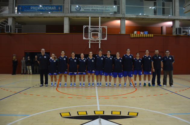 L'equip femení de bàsquet de l'AB Premià